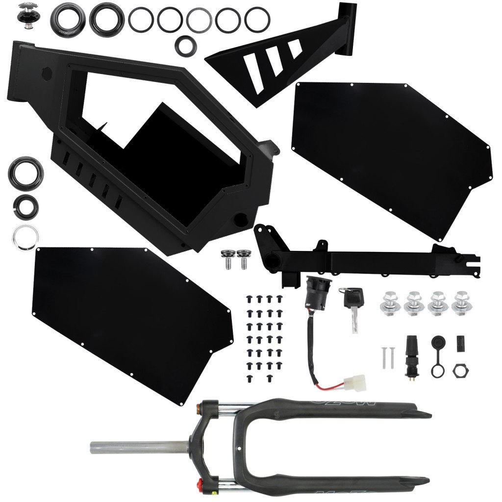 Voilamart Electric Bike Frame Steel for 48V 3000W-5000W Stealth Bomber ...