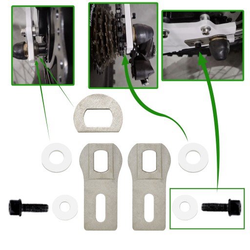 Torque Gasket fits with Voilamart Stealth Bomber Ebike Frame 150mm / 170mm 