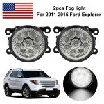 LED Bumper Fog Light Driving Lamps For Ford Explorer 2011 2012 2013 2014 15 Pair
