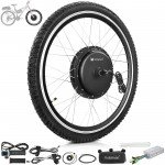 Voilamart 29" 48V Electric Bicycle Conversion Kit 135 Rear Hub Motor Wheel Kit E-Bike Conversion Kit with Intelligent Controller PAS System (EBV-29I1000WFNA)