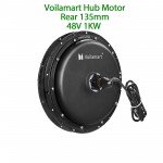 Voilamart 48V 1KW Rear 135mm Hall Hub Motor, 36 Holes, 210mm Axle length