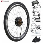 Voilamart 36V 500W 26" Rear Wheel Electric Bicycle eBike Conversion Kit Brushless Geared Hub Motor 