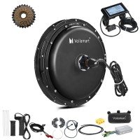 Voilamart 48V 1500W Rear 135mm Dropout 36 Hole Hub Motor Kit for Turn Pedal Bicycle Into Ebike with SW900 LCD