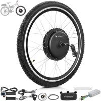 Voilamart 29" 48V Electric Bicycle Conversion Kit 135 Rear Hub Motor Wheel Kit E-Bike Conversion Kit with Intelligent Controller PAS System (EBV-29I1000WFNA)