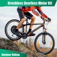 Voilamart 48V 1500W Rear Electric Bike Conversion kit Ebike Hub Motor Bicycle E bike 26"