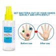 Refreshing Hand Sanitizer Gel to Instant Skin Cleansing, Portable Hand Soap Gel Soft and Non-irritating Hand Sanitizer Gel (2.03 oz, 60ML) 5PCS 