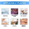 Refreshing Hand Sanitizer Gel to Instant Skin Cleansing, Portable Hand Soap Gel Soft and Non-irritating Hand Sanitizer Gel (2.03 oz, 60ML) 5PCS 