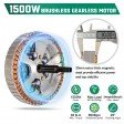 Voilamart 26IN Waterproof 48V 1500W Rear Hub Motor Wheel Controller Integrated Type 135mm Dropout