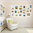 Voilamart Picture Frames Set of 26, Multi Pack Photo Frame Set Wall Gallery Kit - Display Two 8x10 in, Five 5x7 in, Seven 4x6 in, Twelve 3.5x5 in, with Wall Template and Hanging Hardware, White
