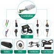 Voilamart 24IN Ebike Conversion Kit w LCD 48V 1000W Electric Bicycle 100mm Front Hub Motor Wheel Kit with PAS 750W Restricted E Bike Kit (24IN 100mm Front Hub Motor Wheel w LCD)