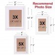 Voilamart White Picture Frames Set of 11 Multi Pack Photo Frame Set Collage Picture Frames - Display Three 8x10 in, Three 6x8 in, Five 5x7 in, with Wall Template and Hanging Hardware, White