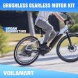 Voilamart 28IN (700C) Electric Bicycle Rear 135mm Hub Motor Wheel Conversion Kit 48V 2000W Ebike Conversion Kit for Turn Pedal Bike into Ebike
