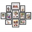 Voilamart Picture Frames Set of 11, Multi Pack Photo Frame Set Wall Gallery Kit - Display Three 8x10 in, Three 6x8 in, Five 5x7 in, with Wall Template and Hanging Hardware