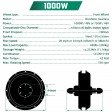 Voilamart 24IN Ebike Conversion Kit w LCD 48V 1000W Electric Bicycle 100mm Front Hub Motor Wheel Kit with PAS 750W Restricted E Bike Kit (24IN 100mm Front Hub Motor Wheel w LCD)