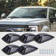 5pcs Amber LED Cab Roof Top Marker Running Lights for Truck SUV 4x4