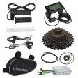 48V 1000W Electric Bike Conversion kit Ebike Hub Motor Bicycle E bike 20'' Rear