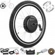 Voilamart 24IN Electric Bicycle 48V 1000W Rear 135MM Hub Motor Wheel Conversion Kit 1KW Turn Pedal Bike into Ebike for adults (Battery Not Included)