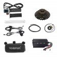 Voilamart 28IN (700C) Electric Bicycle Rear 135mm Hub Motor Wheel Conversion Kit 48V 2000W Ebike Conversion Kit for Turn Pedal Bike into Ebike