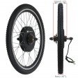 Voliamart 48V 1000W Electric Bike Conversion kit Ebike Hub Motor Bicycle E bike 28" Rear