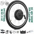 Voilamart 29IN (29er) Ebike 48V 1500W Front 100mm Hub Hall Motor Wheel Electric Bicycle Conversion kit Thumb Throttle Type \w LCD Monitor