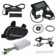 Voilamart 26IN Ebike 48V 1500W Front 100mm Hub Hall Motor Wheel Electric Bicycle \w LCD Monitor Conversion kit