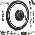 Voilamart 26IN Ebike 48V 1500W Front 100mm Hub Hall Motor Wheel Electric Bicycle \w LCD Monitor Conversion kit
