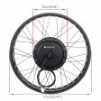 Voilamart 48V 1500W Tire Electric Bicycle Bike Motor Conversion Kit Hub Fat 26"Rear