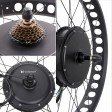 Voilamart 48V 1500W Tire Electric Bicycle Bike Motor Conversion Kit Hub Fat 26"Rear