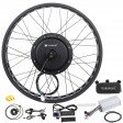 Voilamart 48V 1500W Tire Electric Bicycle Bike Motor Conversion Kit Hub Fat 26"Rear