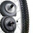 Voilamart 20IN 9Speed Waterproof Electric Bicycle Conversion Kit for 8~10S Cassette w/LCD Display 48V 1000W Ebike Rear Hub Motor Wheel E-Bike Kit w/Intelligent Controller PAS System