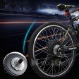 Voilamart 20IN 9Speed Waterproof Electric Bicycle Conversion Kit for 8~10S Cassette w/LCD Display 48V 1000W Ebike Rear Hub Motor Wheel E-Bike Kit w/Intelligent Controller PAS System