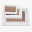Voilamart Picture Frames Set of 23, Multi Pack Photo Frame Set Wall Gallery Kit - Display Three 6R 6x8 in, Nine 4R 4x6 in, Eleven 3R 3x5 in, with Wall Template and Hanging Hardware (23Pcs White) 