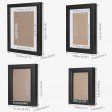 Voilamart Picture Frames Set of 26, Multi Pack Photo Frame Set Wall Gallery Kit - Display Two 8x10 in, Five 5x7 in, Nineteen 4x6 in, with Wall Template and Hanging Hardware, Black