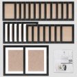 Voilamart Picture Frames Set of 26, Multi Pack Photo Frame Set Wall Gallery Kit - Display Two 8x10 in, Five 5x7 in, Nineteen 4x6 in, with Wall Template and Hanging Hardware, Black