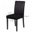 Voilamart Dining Chair Seat Covers Stretch Removable Washable Dining Chair Cover Slipcovers Soft Chair Protectors Chair Seat Cushion Slipcovers - Pack of 4, Black