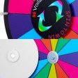 Voilamart 15" Tabletop Spinning Prize Wheel 12 Slots with Aluminum Base, Dry Erase, 2 Pointer, for Fortune Spin Game in Party Pub Trade Show Carnival