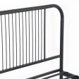Voilamart Full Size Metal Bed Frame with Headboard Footboard, Mattress Foundation Base w/Heavy Duty Steel Slats & 9-Leg Support No Box Spring Needed, Black 
