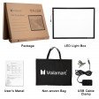Voilamart A3 LED Light Box Tracer, 12V Ultra Bright 3-Level Dimmable Brightness, Ultra-Thin LED Tracing Art Craft Light Pad Light Board with Carry Case, for Artists Drawing Tattoo Sketching Animation 