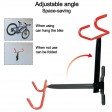 2 set Bicycle Hanger Wall Mount Rack Hook Flip-Up Bike Holder Stand Storage USA