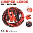 Voilamart 1 Gauge 20Ft 1200AMP Jumper Booster Cables w/ Carry Bag, Instruction Slip, Commercial Grade Automotive, Heavy Duty for Auto Car Van Truck