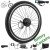 Voilamart 36V 26IN Electric Bicycle Front Hub Motor Wheel Conversion Kit \w Battery Pack for Turn Pedal Bike into Ebike