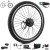 Voilamart 36V 26IN Electric Bicycle Front Hub Motor Wheel Conversion Kit \w Battery Pack for Turn Pedal Bike into Ebike