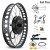 Voilamart Electric Bicycle Conversion Kit 48V 2000W Ebike 26 x 4.0 in 135mm Front Hub Motor Fat Tire Wheel Kit E-Bike Conversion Kit for Turn Pedal Bike into Ebike